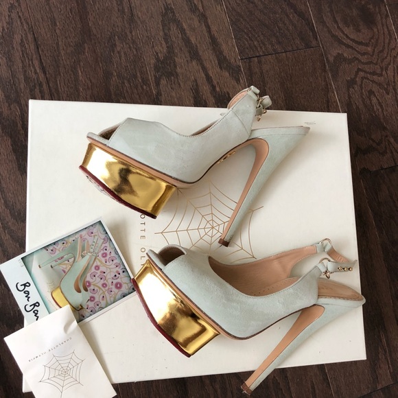 Charlotte Olympia Shoes - Charlotte Olympia dolly slingback pumps